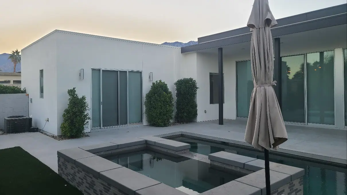 Refreshed patio cover after premium painting in Palm Springs CA