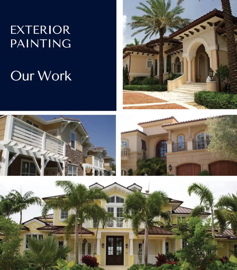 Luxury residence exterior painting and restoration