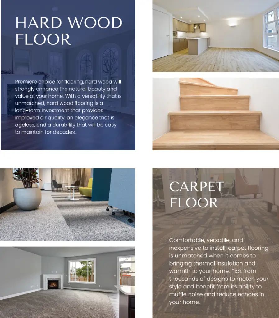 Hardwood flooring installation for residential home renovation