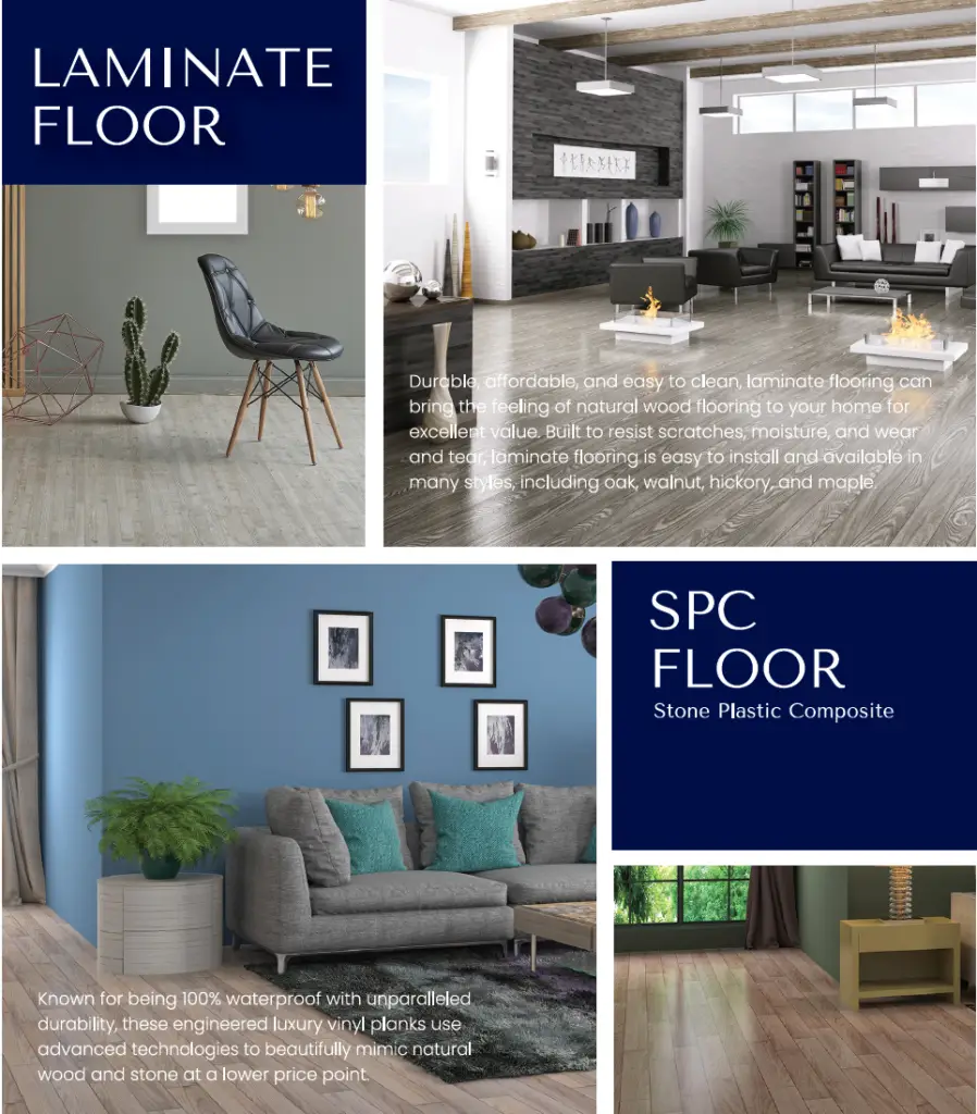 Laminate and SPC flooring installation project