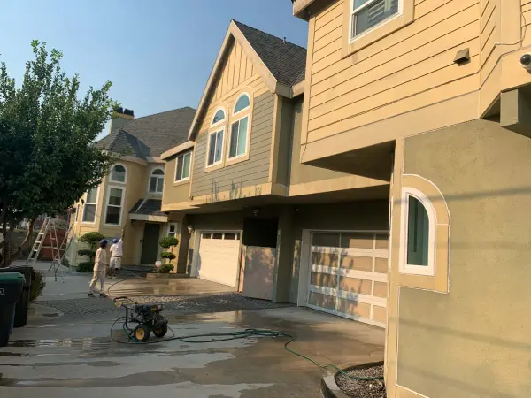 Peeling paint and surface wear on Arcadia condo walls before condo painting