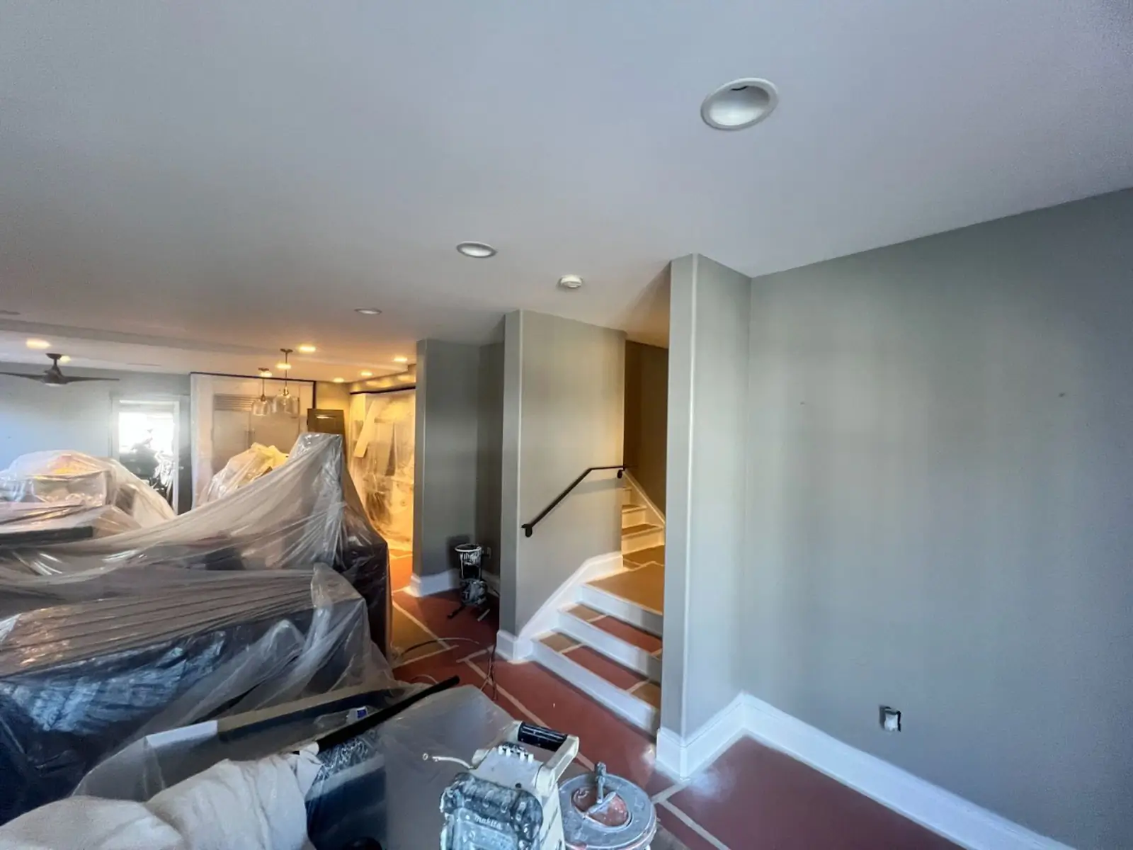 Dream Painting's meticulous interior painting preparation in Newport Beach